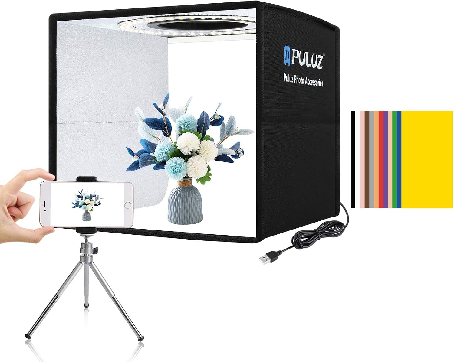 Video Light Panel Led - APP制御対応RGB LEDパネルビデオライト、800D写真・ビデオ照明キット、8つのシーンモード、CRI 97、2個セット、YouTubeスタジオ、ゲーム、ストリーミング、会議用