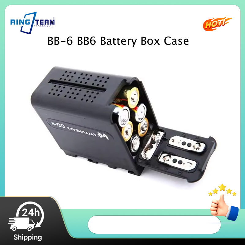 Video Light Panel Led - BB-6 BB6 バッテリーボックスケース 6x 単三電池用 LED