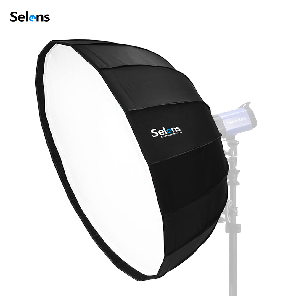 Photography Studio Lighting Set Up - セレンズ クイックセットアップ パラボリックソフトボックス ビューティーディッシュ ディフューザー リフレクター