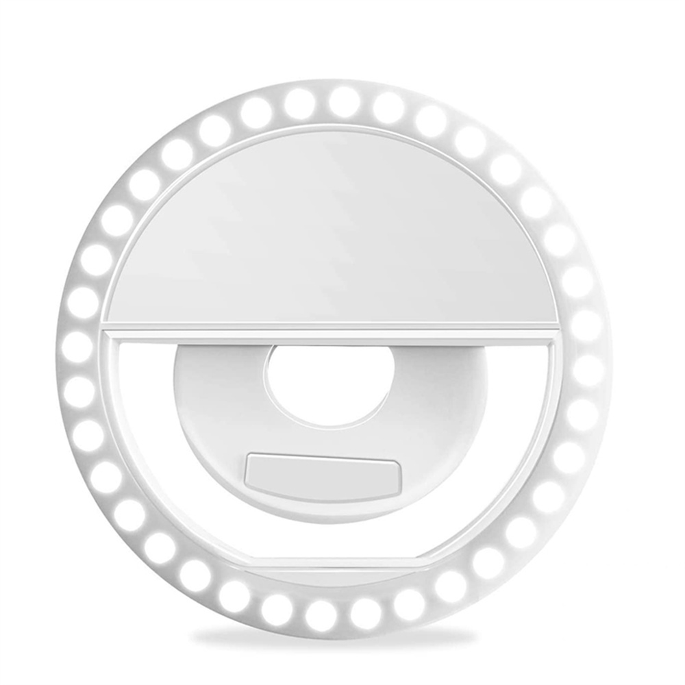 Photography Lighting Game - USB充電式LEDセルフィーリングライト、ポータブルフィルライト、ライブストリーミング、メイクアップ、ビデオ撮影、Vlog用ユニバーサルフォンリングランプ