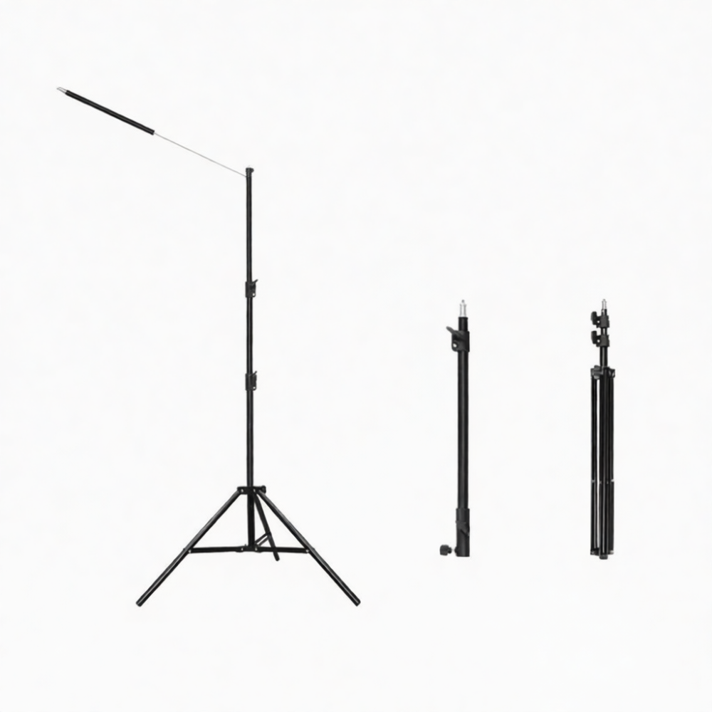 Photography Studio Lighting Set Up - プロ用写真撮影用フィルライトホルダー フロアブラケット オーバーヘッドカンチレバーアーム スマホ用 ビデオストリーミング スタジオ機器