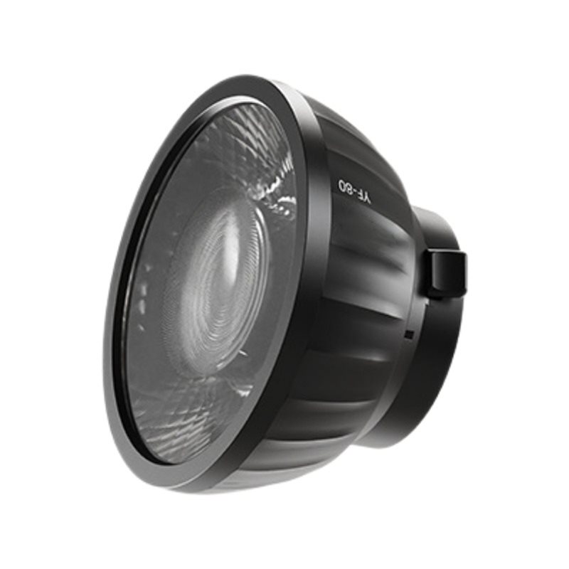 Fresnel Lens Attachment - A32T-YF-80 ミニフレネルレンズ 9 倍明るい明るさ効果 スポットライトアタッチメント&ミニアダプターリング付き S100