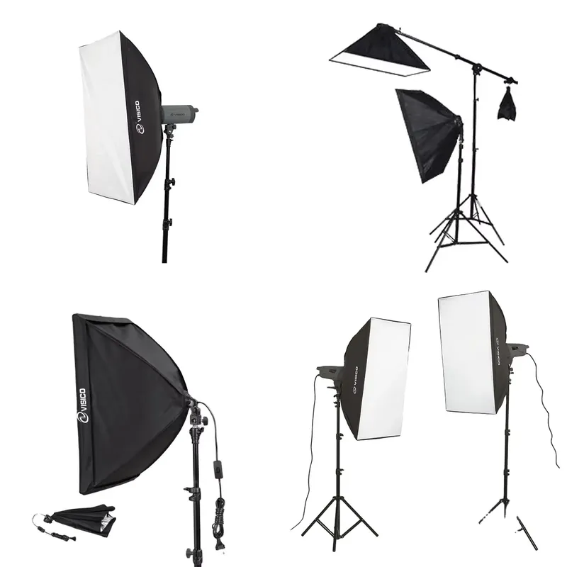 Photography Lighting Softbox - 高品質ポータブルフォトスタジオ撮影用スピードライトブラックライトソフトボックスライトスタンドフォトソフトボックス