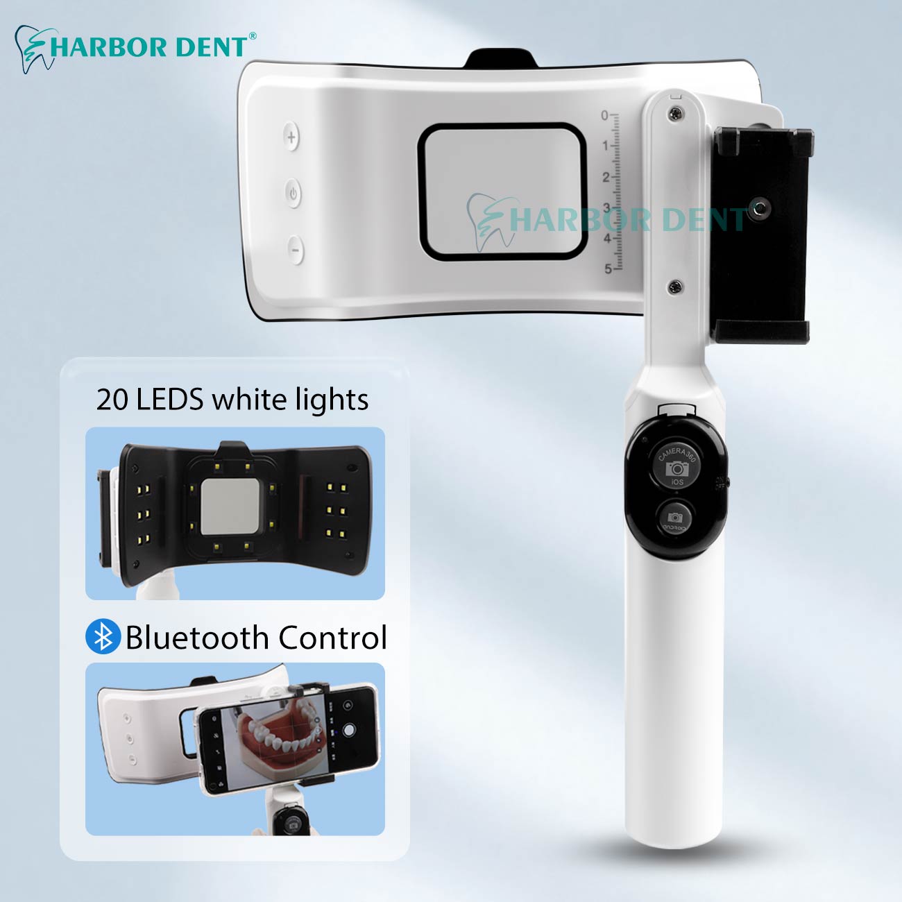 Good Lighting In Photography - お手頃価格 歯科撮影用モバイルライト 明るさ調整可能 口腔内撮影 Bluetooth対応 電源供給式