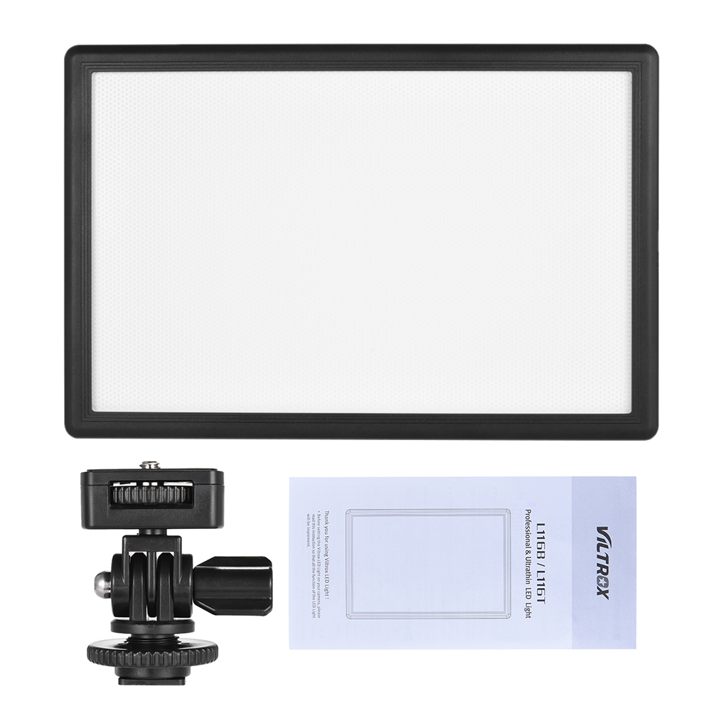 Video Light Panel Led - Viltrox L116T LCD バイカラー＆調光可能な LED ビデオライト