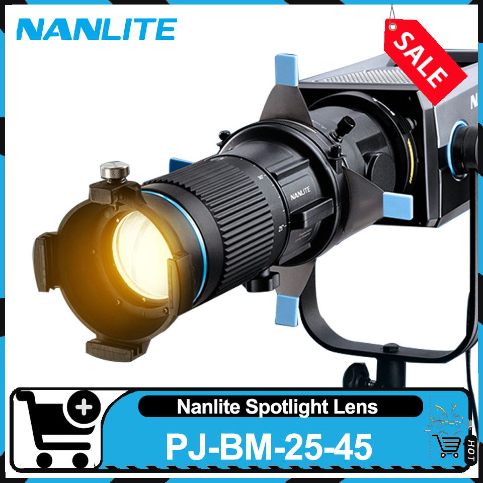 Fresnel Lens Attachment - Nanlite PJ-BM-25-45 ボーエンズマウント投影アタッチメント フレネルレンズ 写真撮影アクセサリー 写真スタジオ