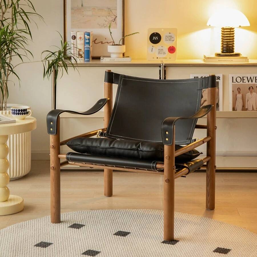 Photography Lighting At Home - ルーム北欧小道具ライト写真撮影高級リビングデザイナークリエイティブレトロ無垢材レクリエーションチェア自宅用