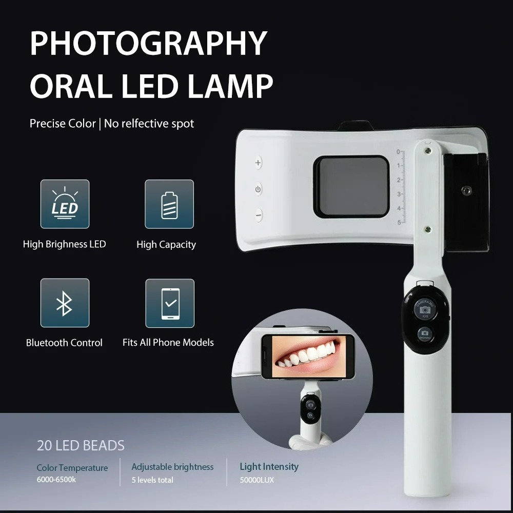 歯科用写真撮影ライトフォン、Bluetooth搭載、歯科医師 - Photography Lighting Accessories のレビューと価格