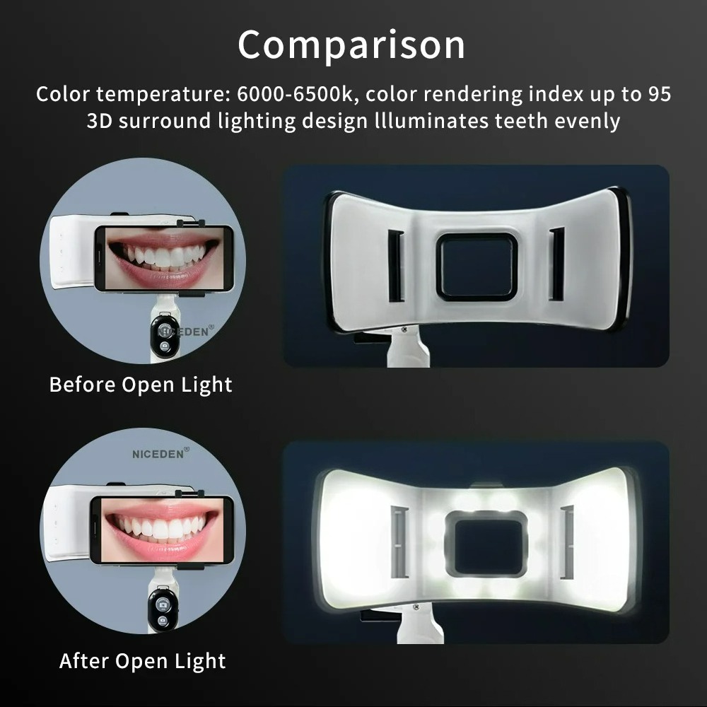 歯科用写真撮影ライトフォン、Bluetooth搭載、歯科医師 - Photography Lighting Accessories のレビューと価格