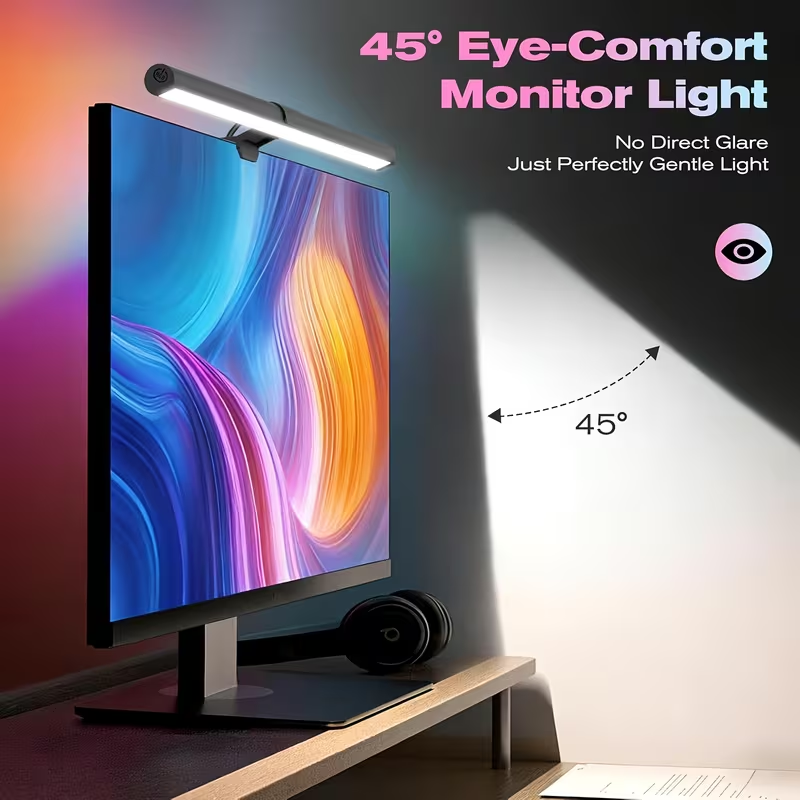 USB給電式LEDモニターライトバー、RGBカラーチェンジ式 - Photography Lighting Game のレビューと価格