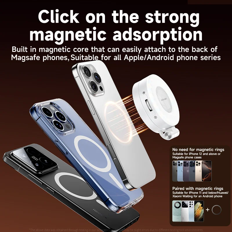 Magsafe 電話用 LED Selfie フィルライト  - Photography Lighting Accessories のレビューと価格