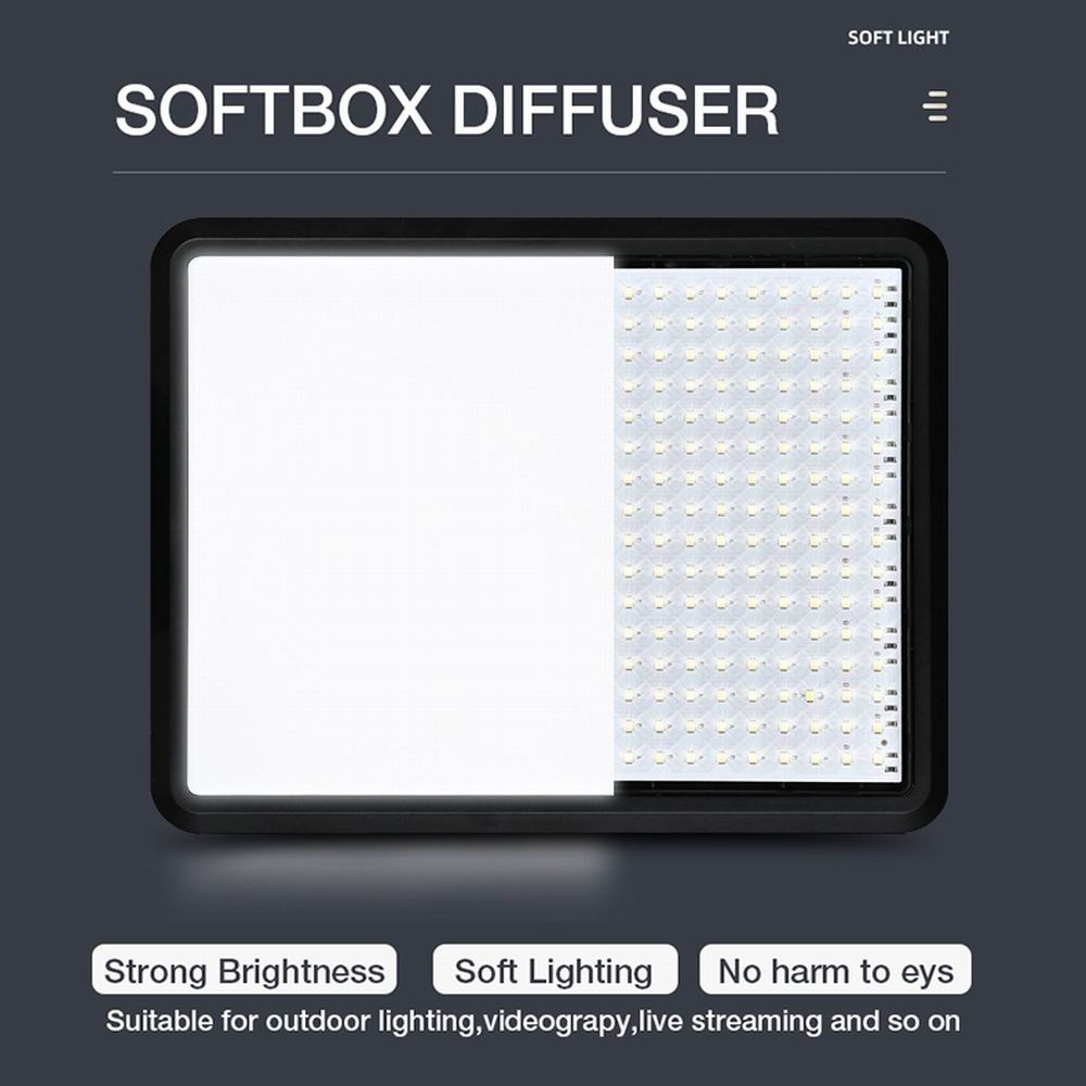 プロフェッショナル バイカラー LED パネル 2800K- - Photography Studio Lighting Set Up のレビューと価格