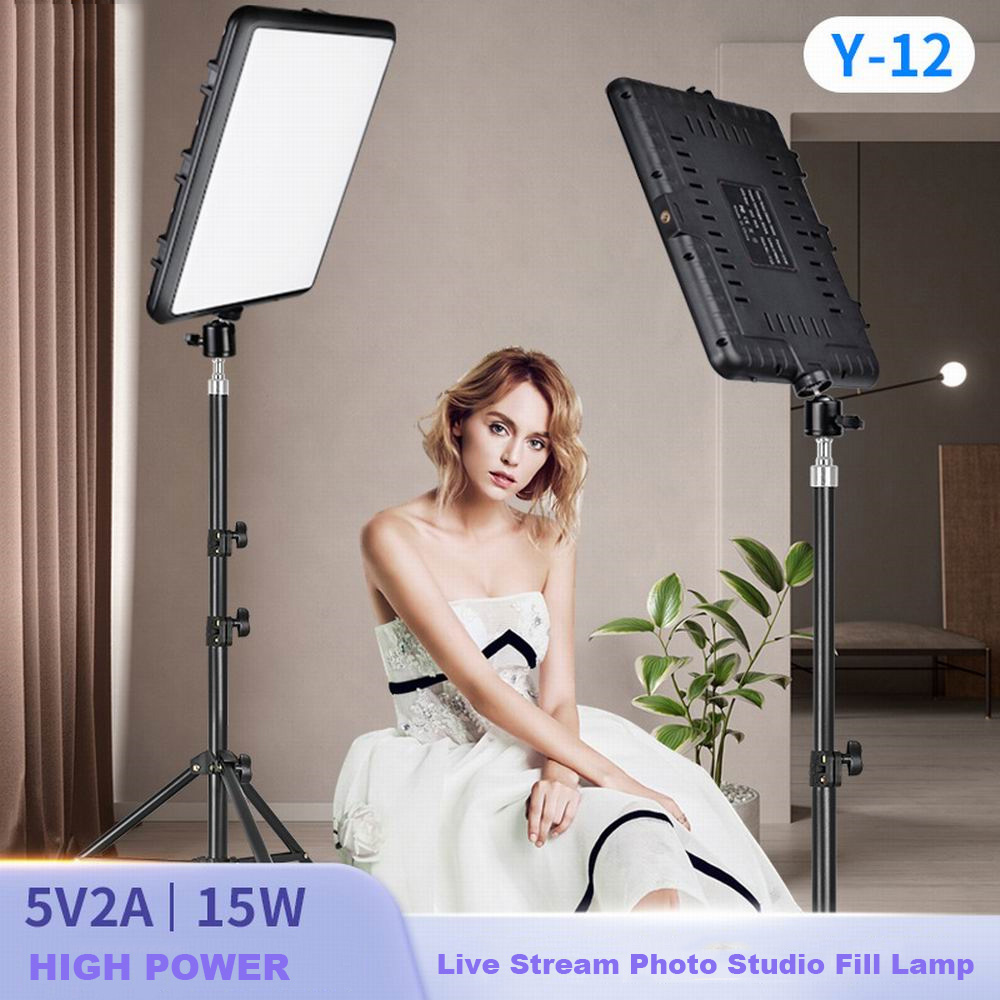 プロフェッショナル バイカラー LED パネル 2800K- - Photography Studio Lighting Set Up のレビューと価格