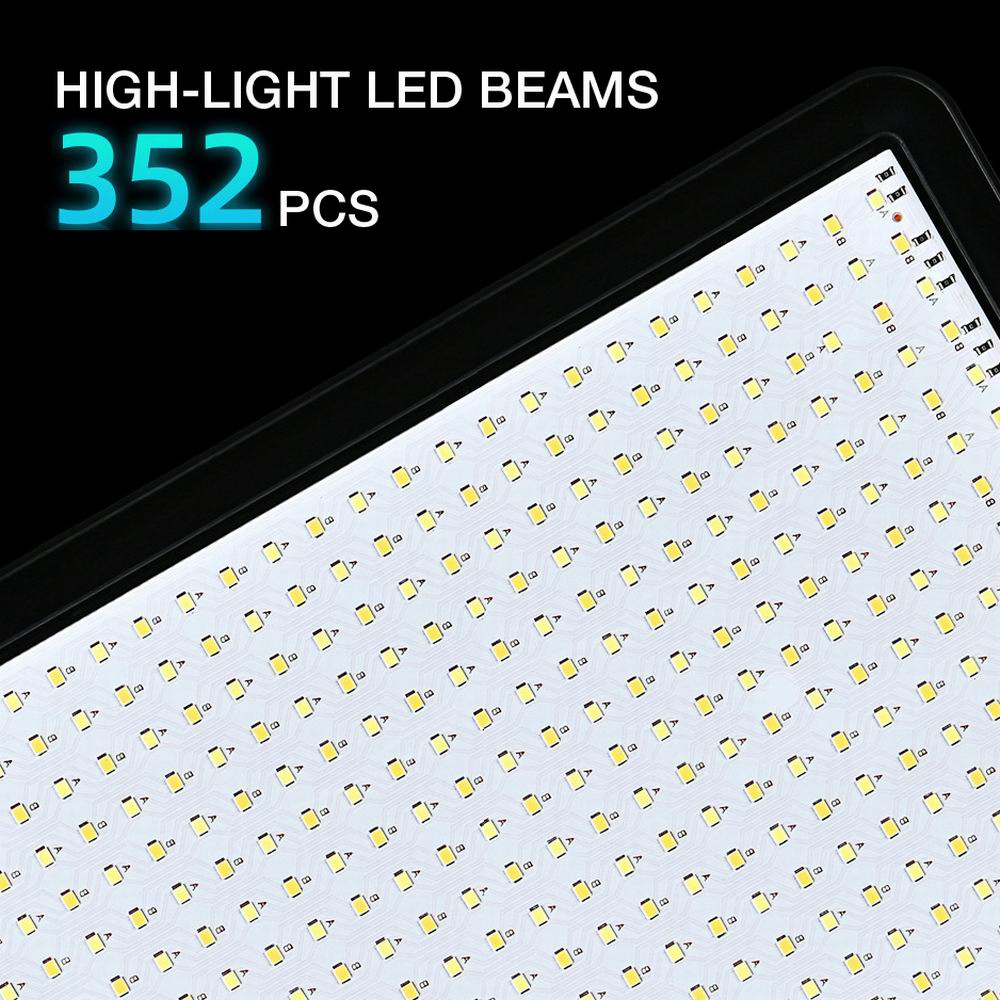 プロフェッショナル バイカラー LED パネル 2800K- - Photography Studio Lighting Set Up のレビューと価格