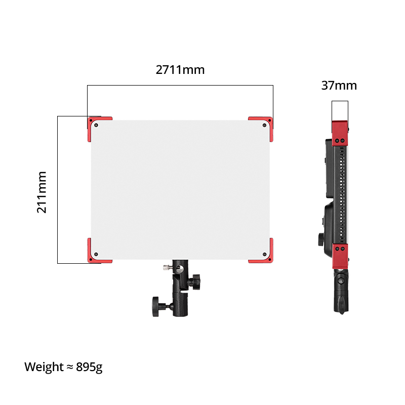 AMBITFUL LEDP60C 超薄型LEDビデオライトパ - Video Light Panel Led のレビューと価格