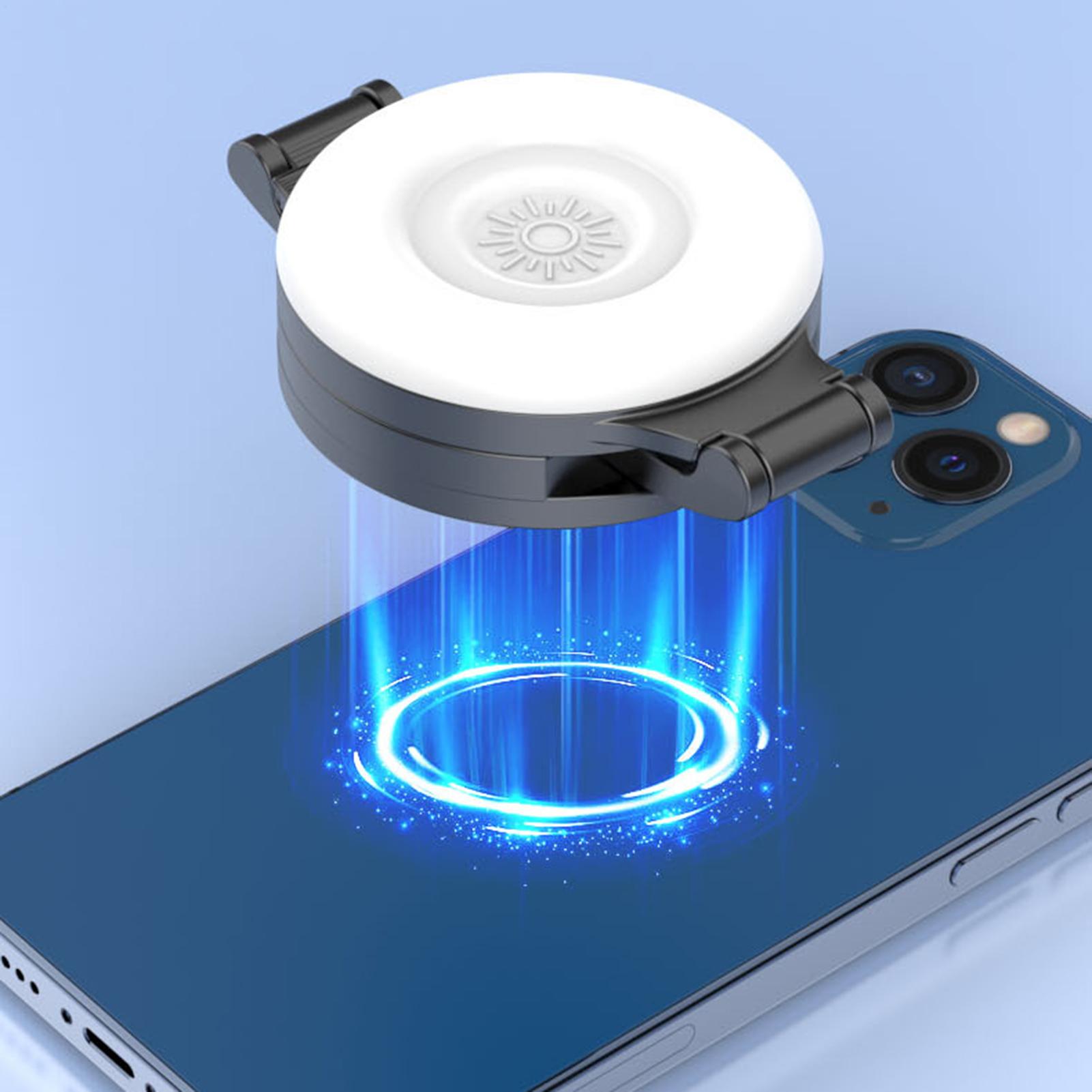 磁気自撮りライト 調光可能なソフト懐中電灯 ミラー付き 磁気 - Makeup Photography Lighting のレビューと価格