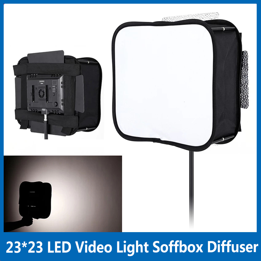 23*23 ソフトボックスディフューザー YONGNUO Y - Video Light Panel Led のレビューと価格