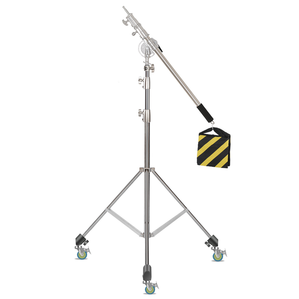 Sh-ステンレス鋼ライトスタンド、LEDライト用三脚サポート - Photography Lighting System のレビューと価格