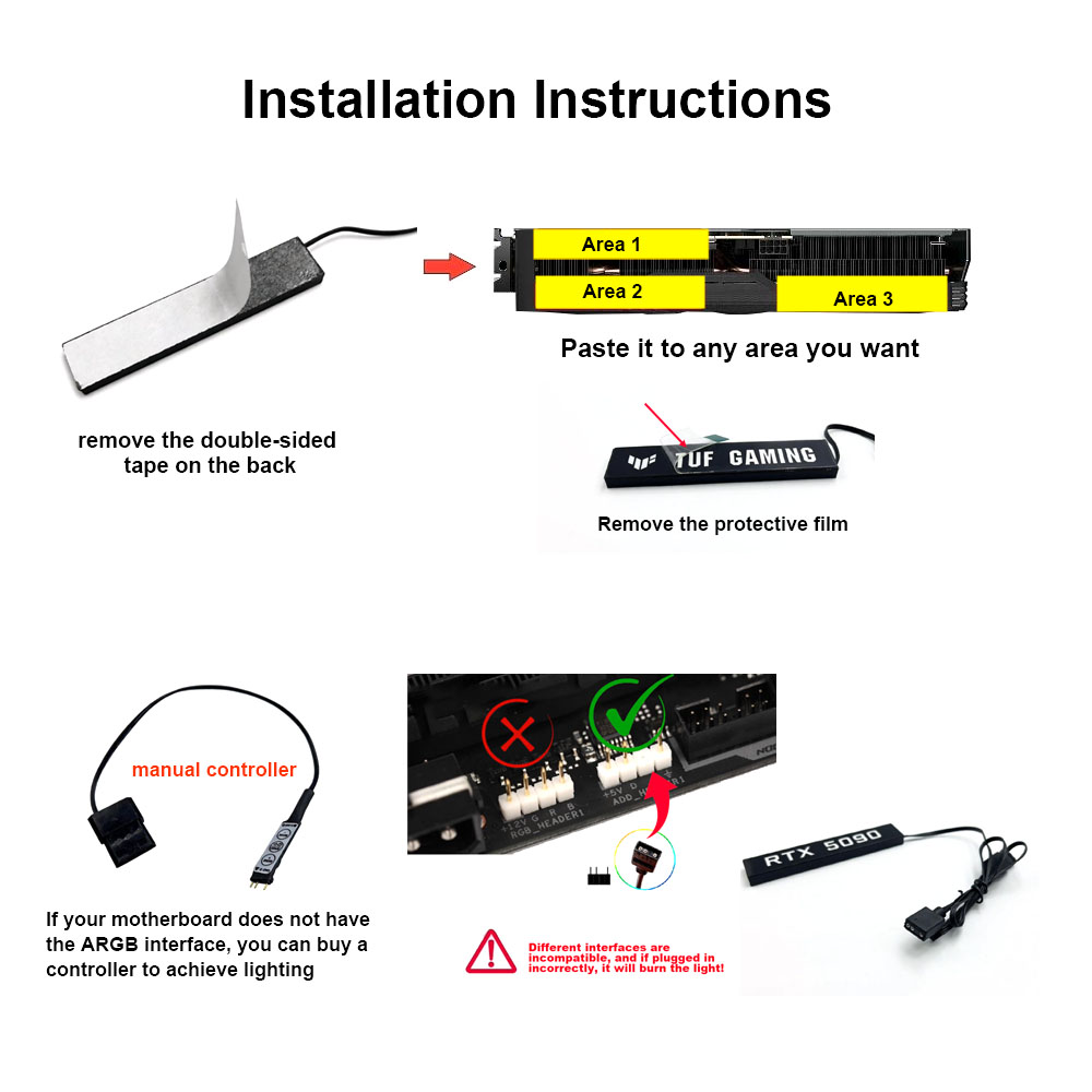 RTX 5090 5080 4090、MOD GTX ROG - Video Light Panel Led のレビューと価格