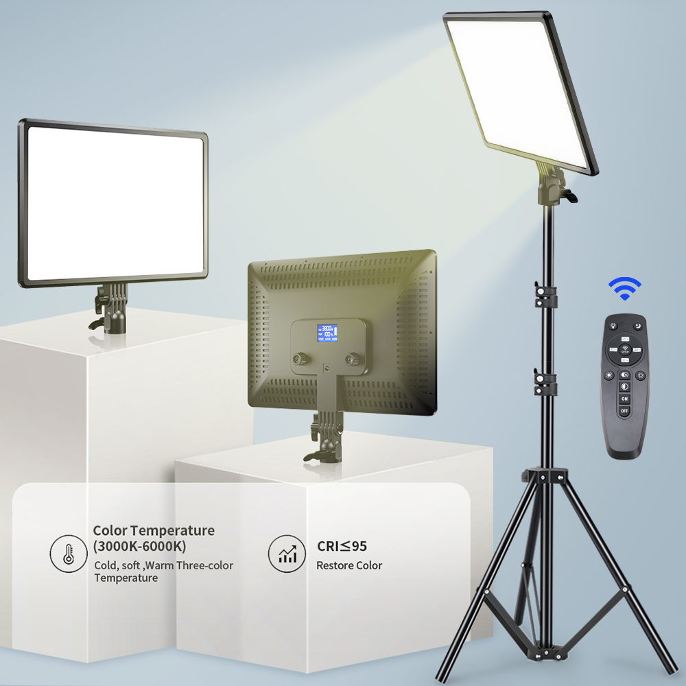 10/14 インチ LED ビデオライトパネル二色 3000 - Video Light Panel Led のレビューと価格
