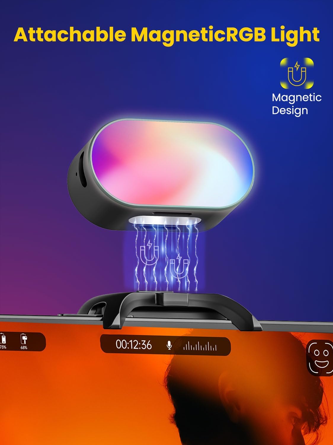 AOCHUAN ミニ RGB 磁気補助光 3 ストップ輝度  - Photography Lighting Accessories のレビューと価格