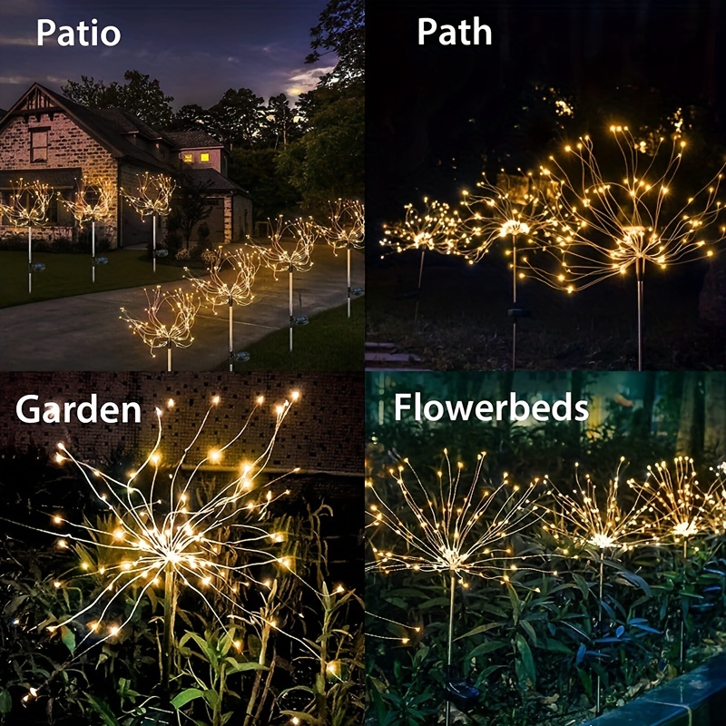 1 パックソーラーフェアリーライト、防水屋外花火ライト、LE - Flower Photography Led Lighting Pack のレビューと価格