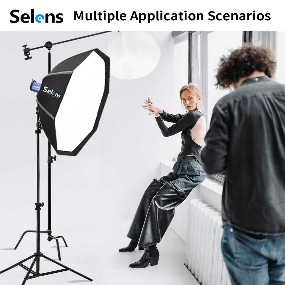 セレンズ 82/105cm アンブレラソフトボックス + ボ - Photography Studio Lighting Set Up のレビューと価格