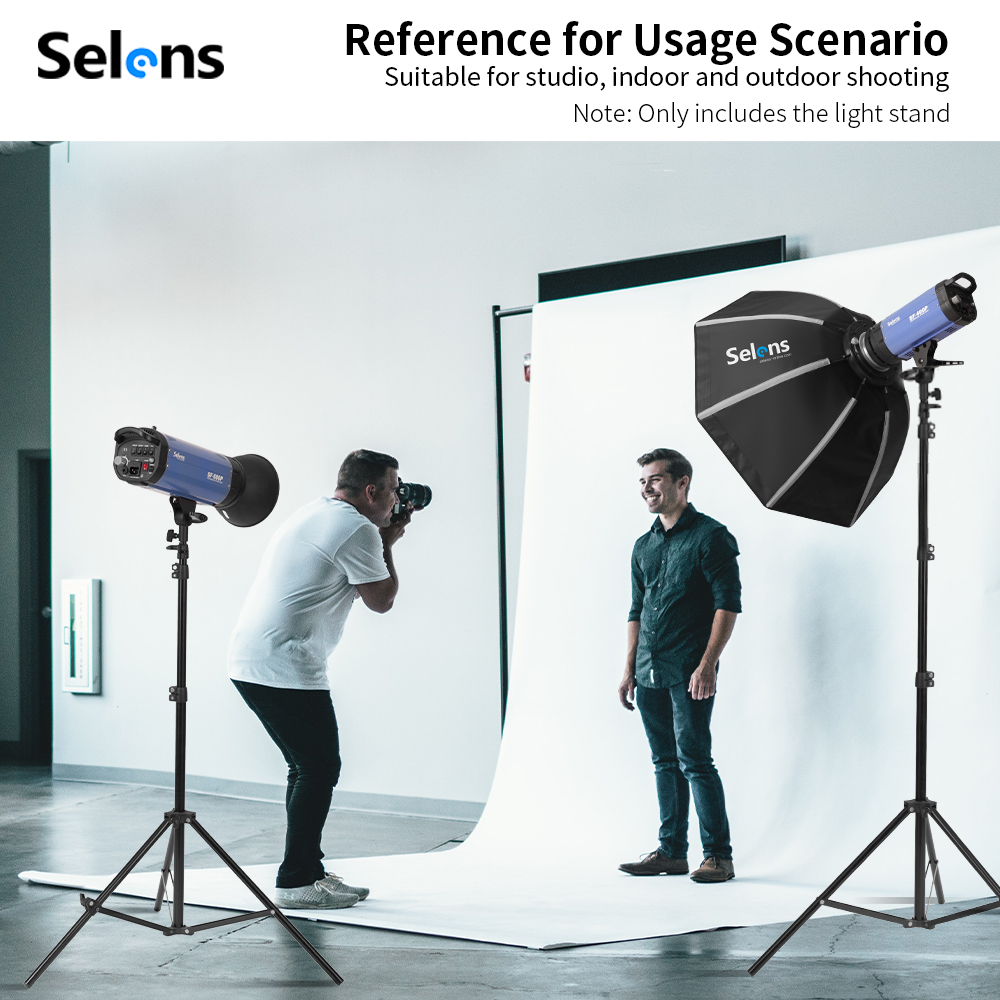 Selens 2.2~3.95m エアクッションライトスタン - Photography Lighting System のレビューと価格