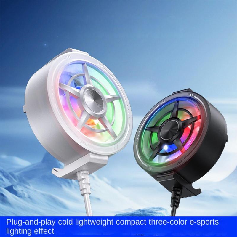 【C】クリップ式スマホ冷却ファン RGBライト USB給電式 - Photography Lighting Game のレビューと価格