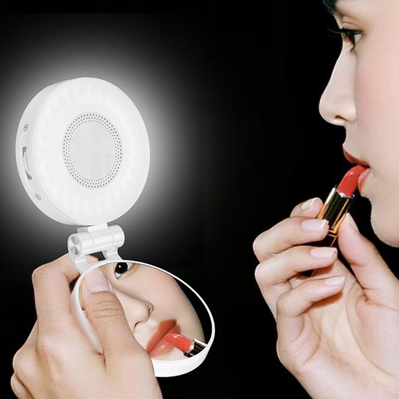 スマホ用自撮りライト 磁気式LEDフォンライト セルフィー3 - Makeup Photography Lighting のレビューと価格