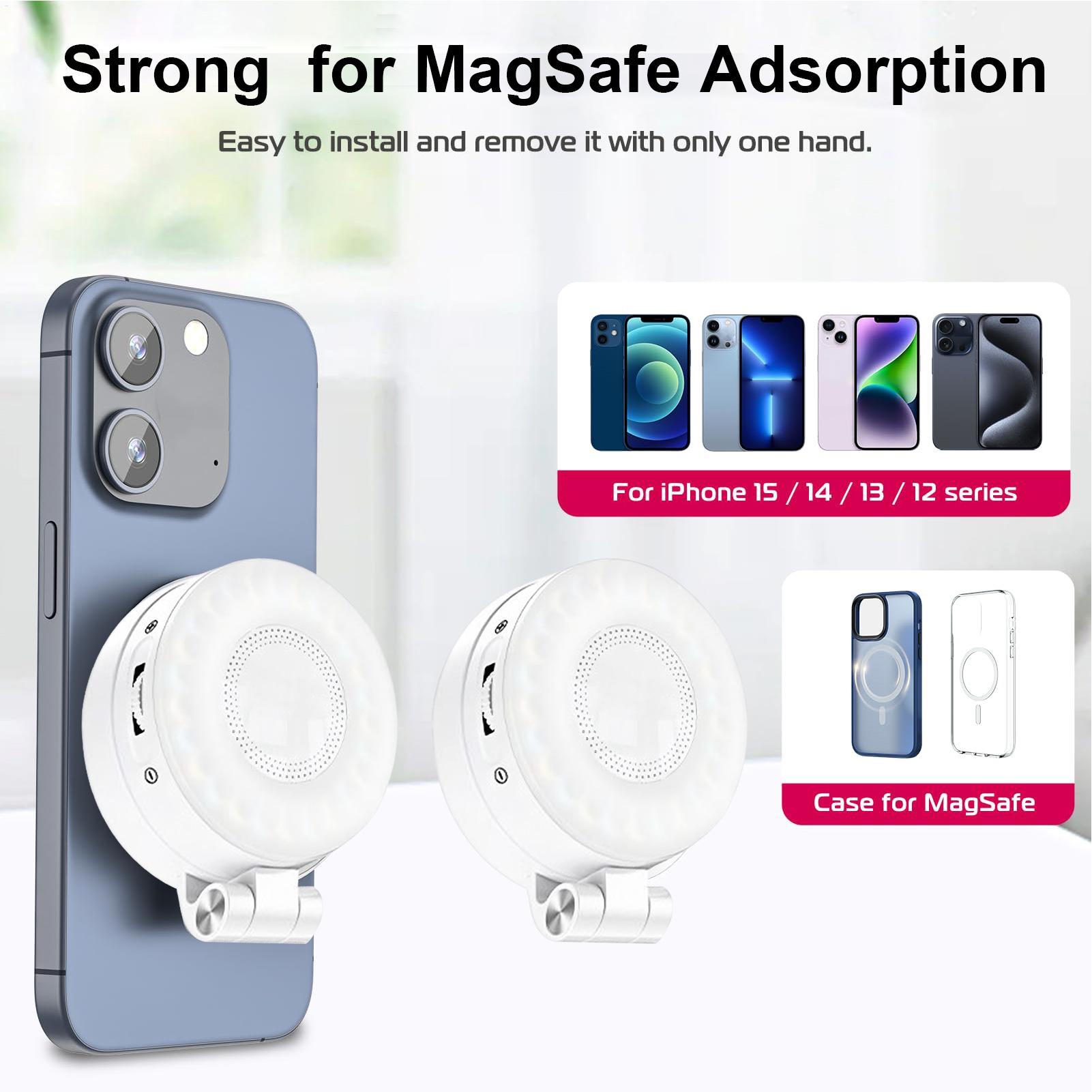 スマホ用自撮りライト 磁気式LEDフォンライト セルフィー3 - Makeup Photography Lighting のレビューと価格