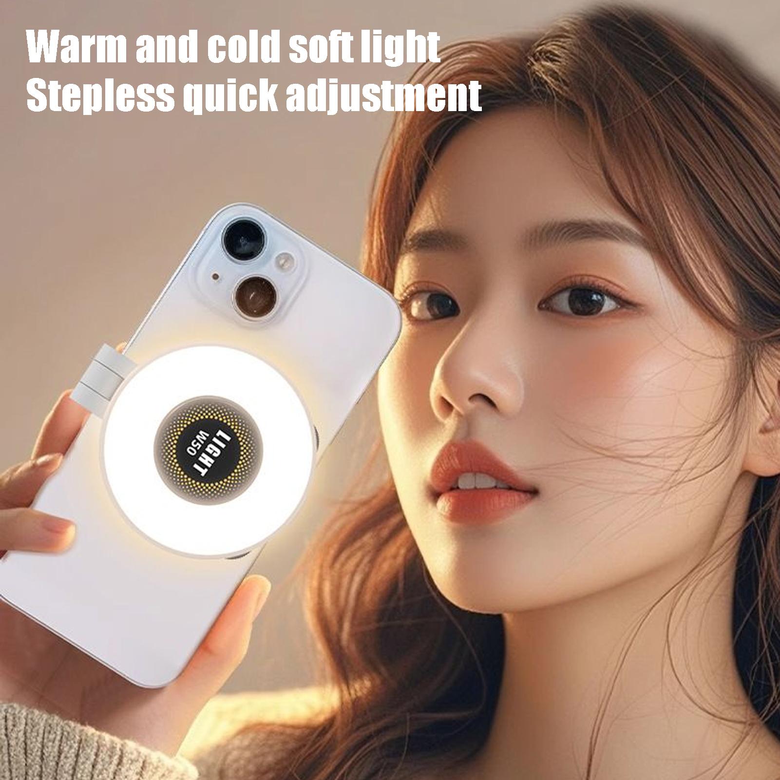 マグネット式自撮りライト 3モード ソフト照明 折りたたみ式 - Makeup Photography Lighting のレビューと価格