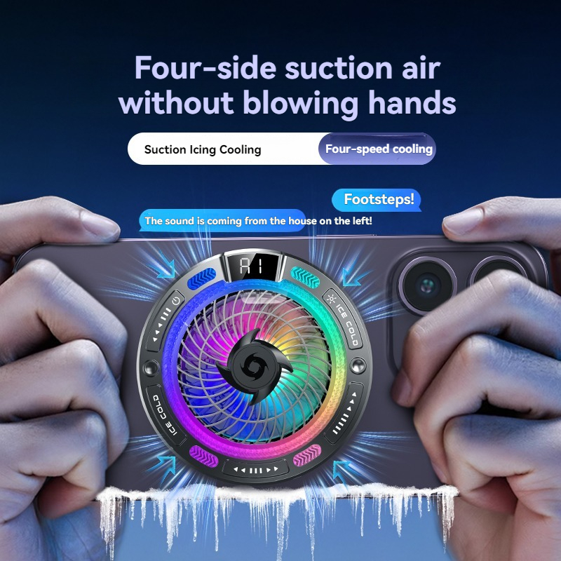 K50 AIモバイルクーラー 磁気バッククリップ式冷却ラジエ - Photography Lighting Game のレビューと価格