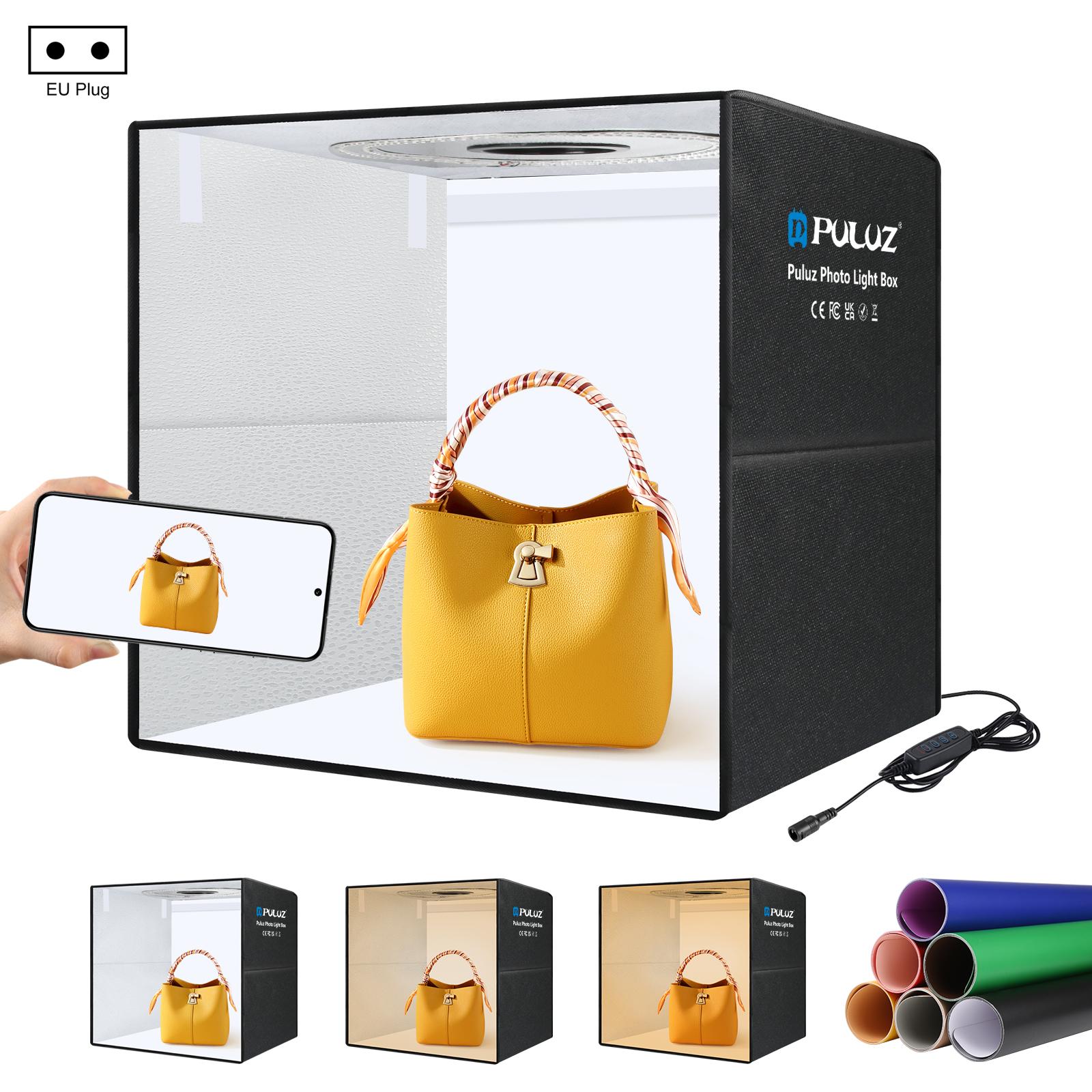 PULUZ 50cm折りたたみ式ポータブルリングライト写真撮 - Makeup Photography Lighting のレビューと価格