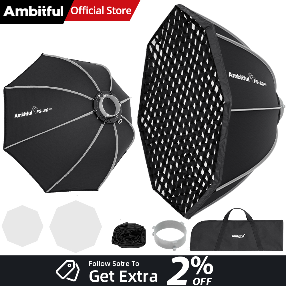 AMBITFUL FS80PROII クイックセットアップ  - Photography Studio Lighting Set Up のレビューと価格