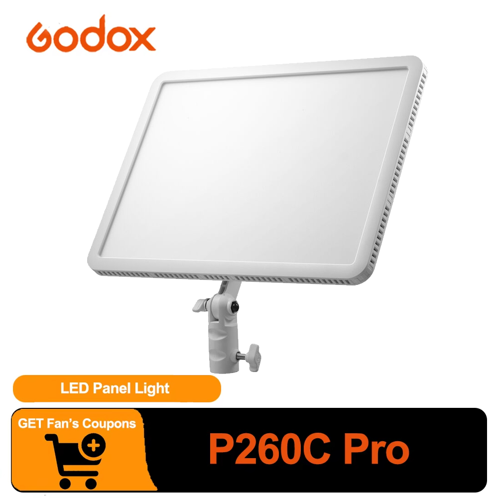 Godox P260C PRO LEDライトパネル バイカラ - Video Light Panel Led のレビューと価格