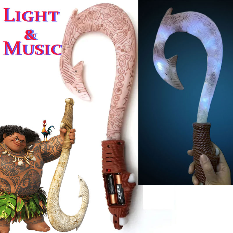 漫画アニメモアナフィッシュフックコスプレアクセサリーマウイフ - Photography Lighting Accessories のレビューと価格