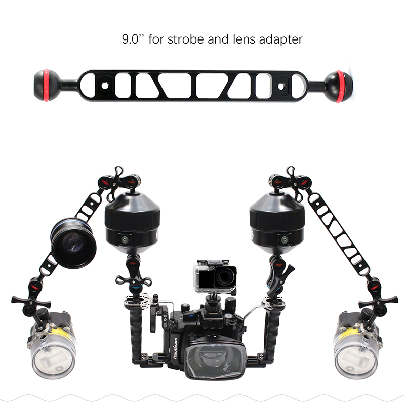 Nitescuba ダイビングアルミボールアダプター Ys  - Photography Video Lighting Kit のレビューと価格