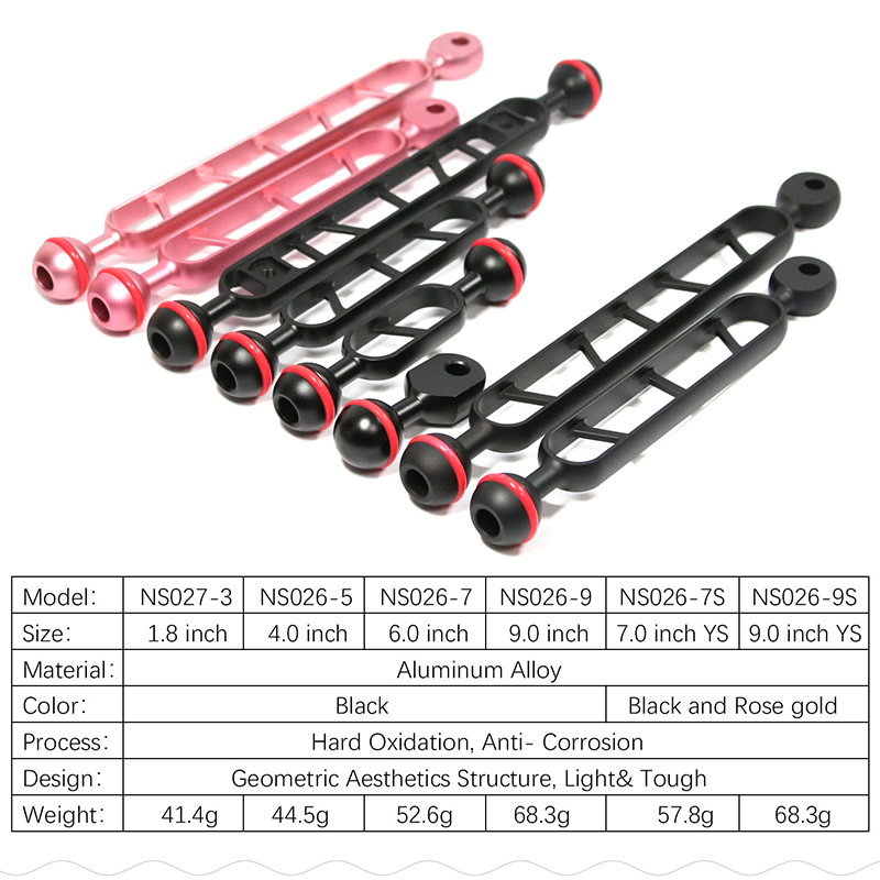 Nitescuba ダイビングアルミボールアダプター Ys  - Photography Video Lighting Kit のレビューと価格