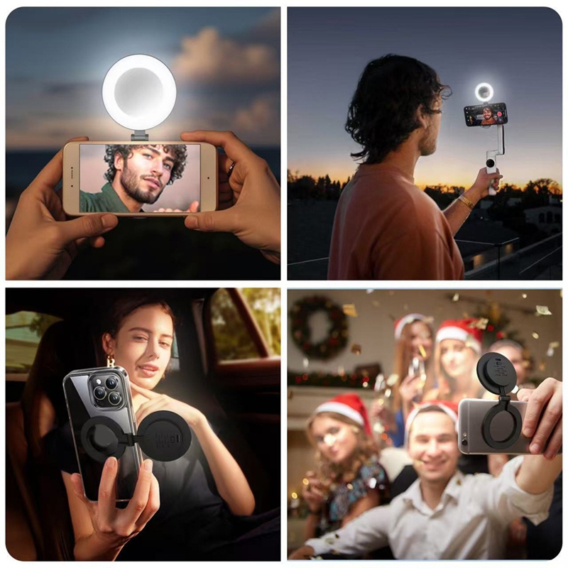 3段階速度調整ミニ磁気ポケットライト、自撮りミラー交換用ライ - Makeup Photography Lighting のレビューと価格