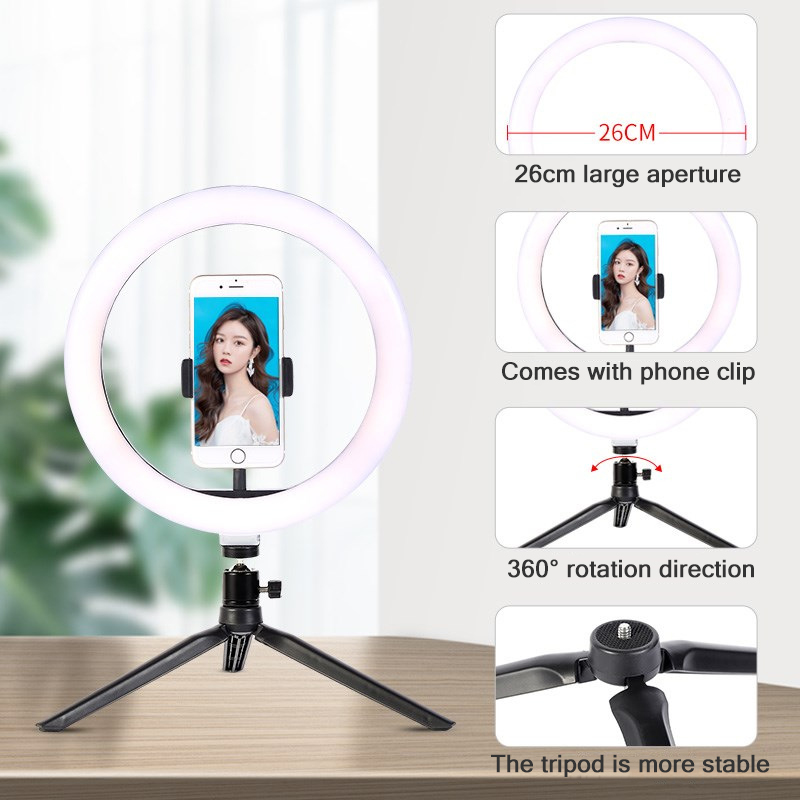 26 センチメートル 10 インチ Led リング Self - Photography Lighting Game のレビューと価格