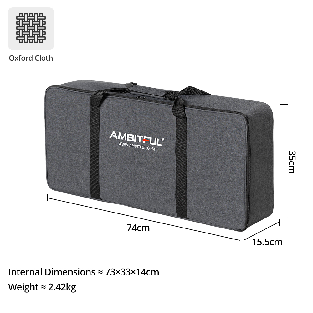 AMBITFUL 新型PB06ポータブルキャリーバッグスタジ - Photography Video Lighting Kit のレビューと価格