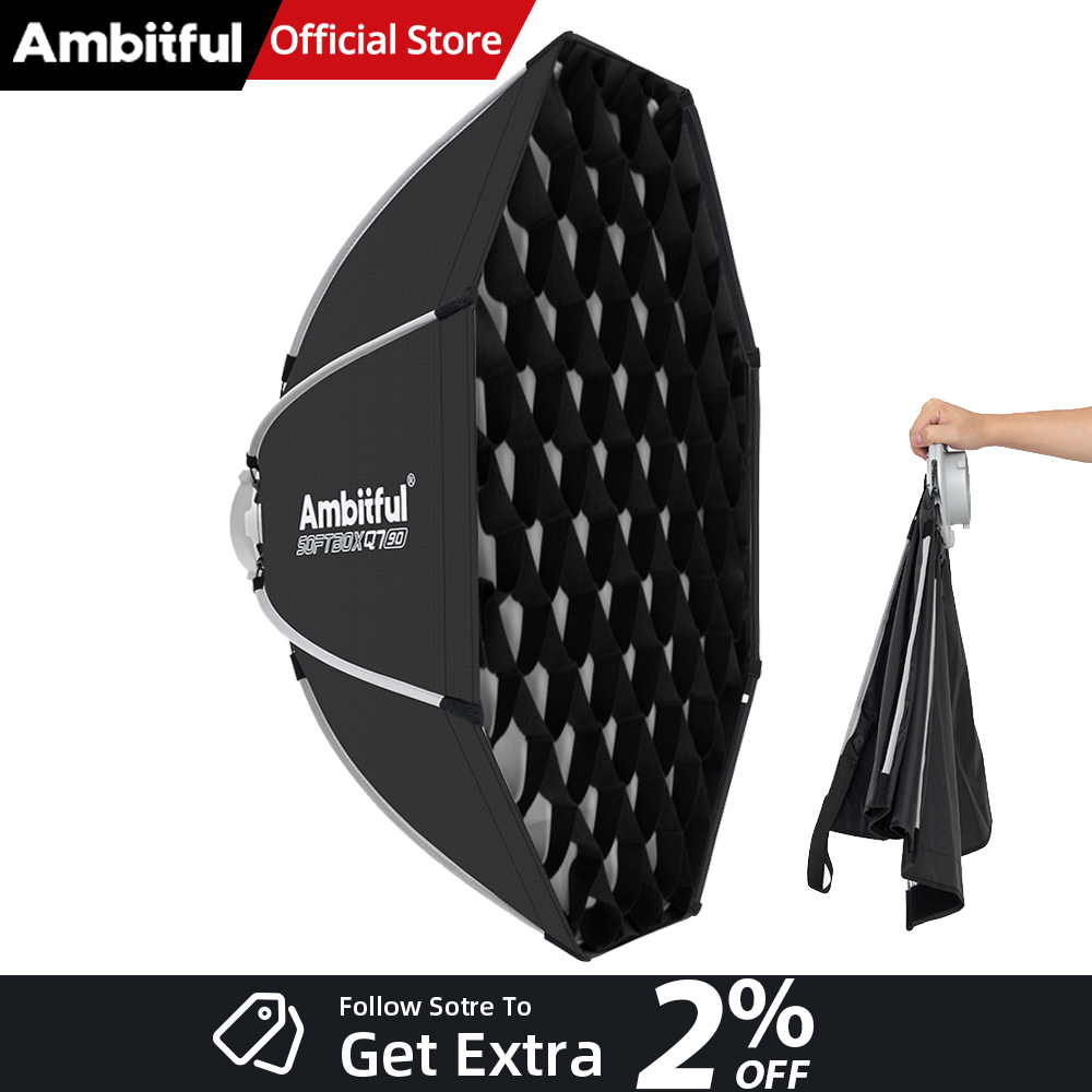 AMBITFUL Q7II 55/65/90cm ボーエンズ - Photography Lighting Softbox のレビューと価格