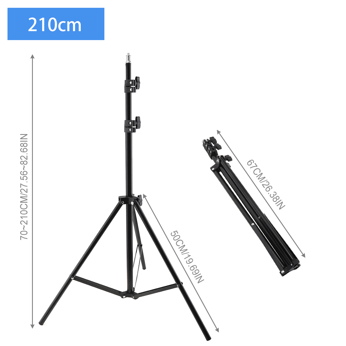 160センチメートル210センチメートルselfieリング補 - Photography Video Lighting Kit のレビューと価格