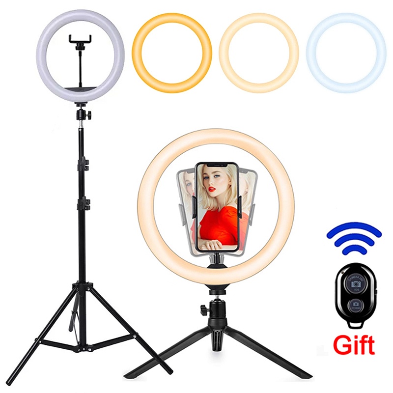 16/26/33 センチメートル LED 自撮りリング照明ラ - Photography Lighting System のレビューと価格