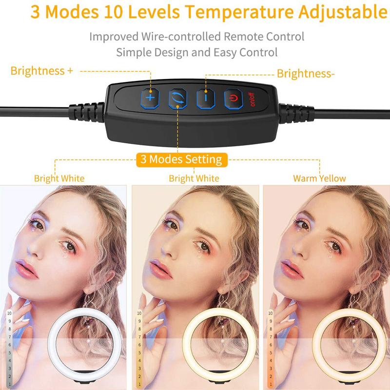 16/26/33 センチメートル LED 自撮りリング照明ラ - Photography Lighting System のレビューと価格
