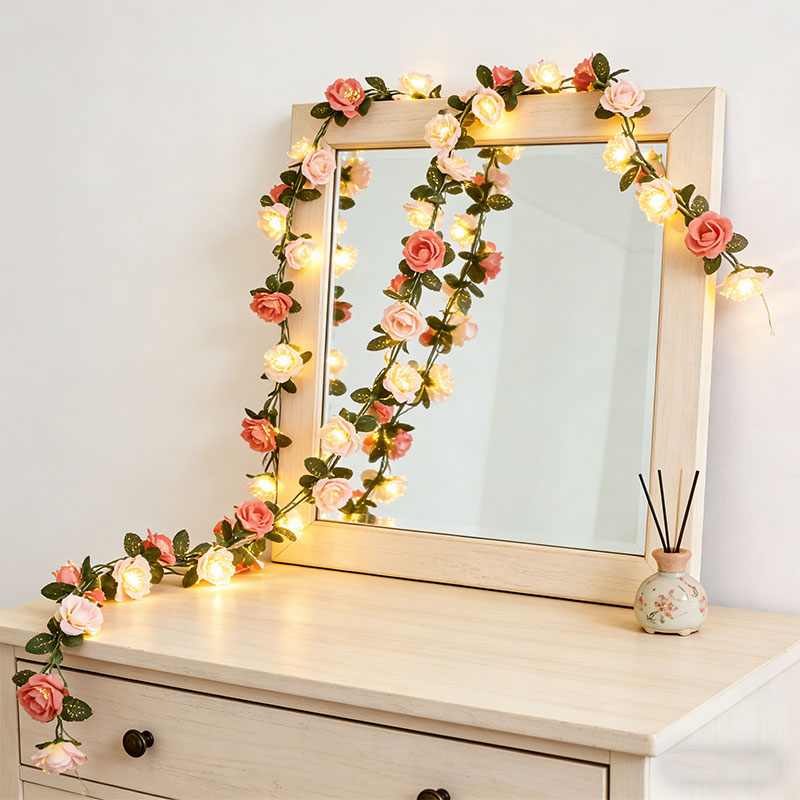 3パック（2つの花のつぼみ+1つのLEDライト）造花のつぼみ - Flower Photography Led Lighting Pack のレビューと価格