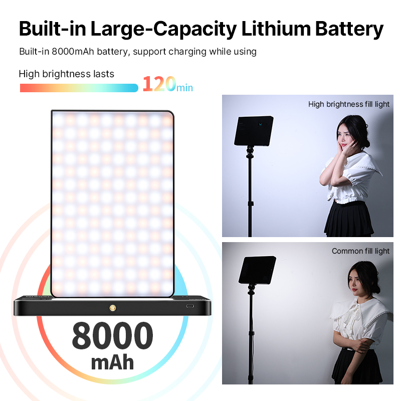 Ulanzi LT003 15W RGB Video Lig - Video Light Panel Led のレビューと価格