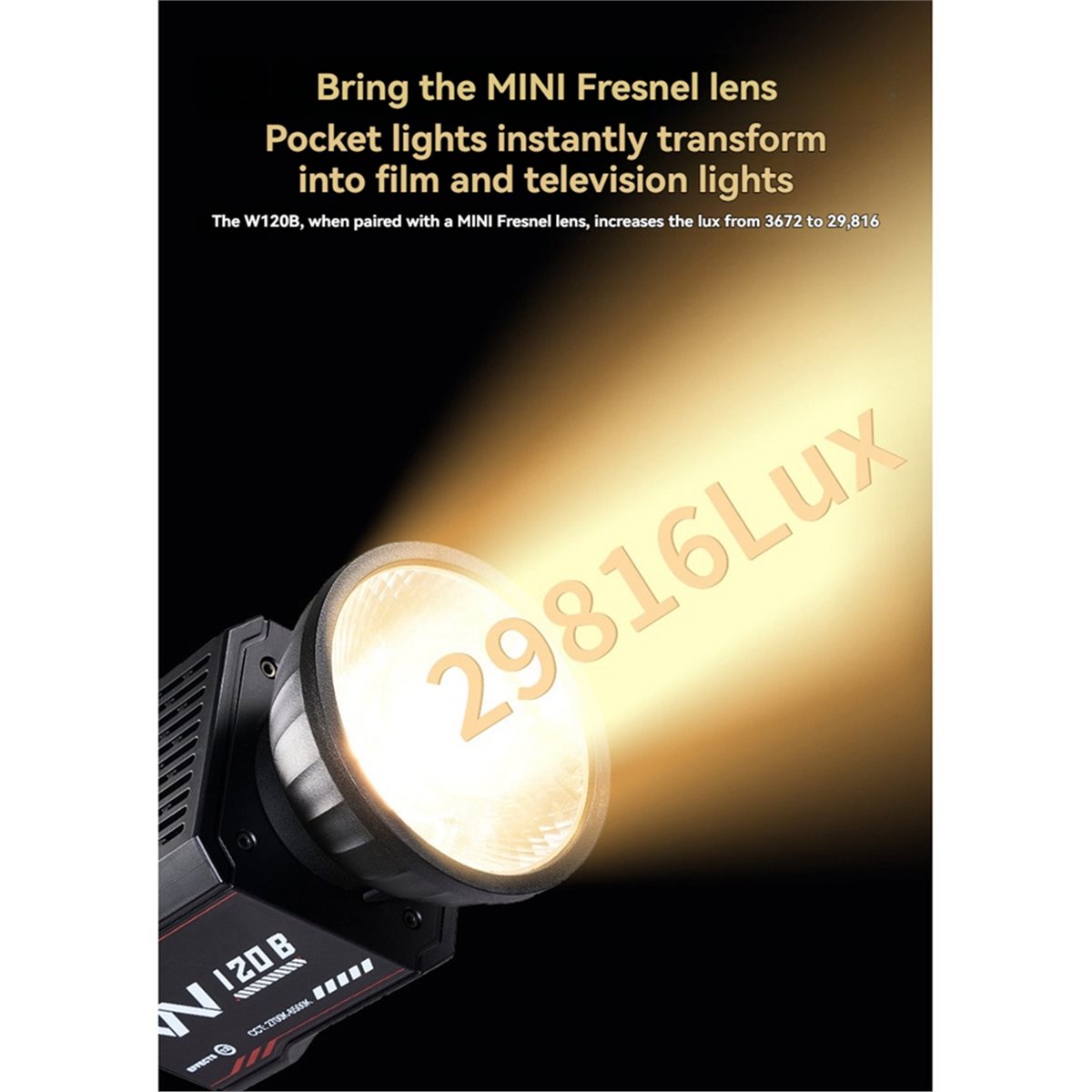 A49T -80 ミニフレネルレンズ 9 倍明るい効果 フレ - Fresnel Lens Attachment のレビューと価格