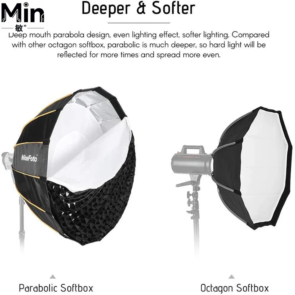 35インチ（90cm）クイックセットアップ折りたたみ式ディー - Photography Studio Lighting Set Up のレビューと価格